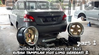 Customizing the 2nd Gen Vios Limo | Installing Air Suspension | Part 1