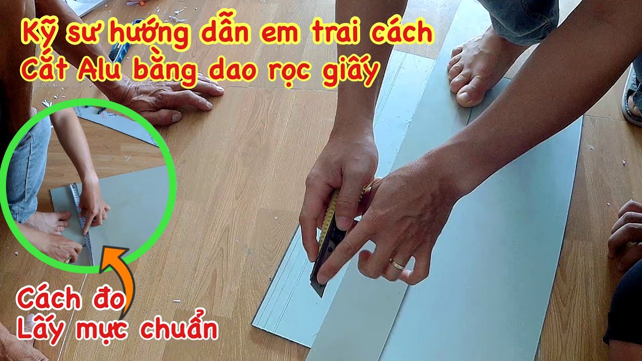 Hướng dẫn cắt Alu bằng dao rọc giấy tốc hành chuyên nghiệp. - YouTube