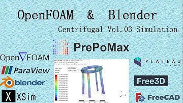 OpenFOAM ＆ Blender : Centrifugal Vol.03 Simulation