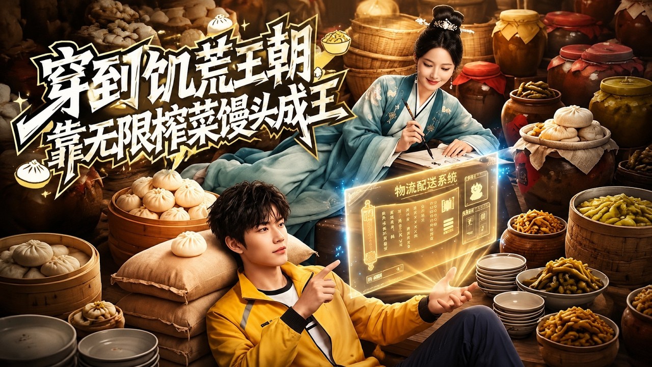 【高清全集】《穿到饥荒王朝，靠无限榨菜馒头成王》 #逆袭 #爱情 #甜宠 #反转 #热门短剧 #drama #爽剧 #電影 #精彩影视 #AI短剧