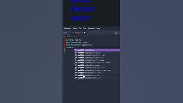 Menu Hover Fill Text | HTML | CSS #shorts