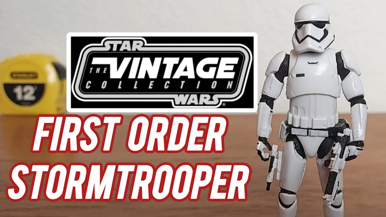 Star Wars Vintage Collection First Order Stormtrooper VC118 |S PIDER's figure review