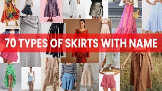 💗 70 Types of Skirts With Name | Types of Western Skirts | Trends 2024 💗🛍️ (ENG SUBTITLES)