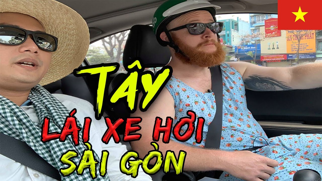 Foreigner Driving a Car in Saigon, Vietnam Phúc Mập Vlog YouTube