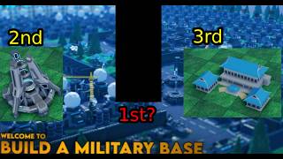 The BEST Money Making Buildings in Build a Military Base