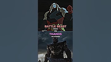 Battle Beast vs Thanos #short #shorts #marvel #mcu #invincible #battlebeast #thanos #battle