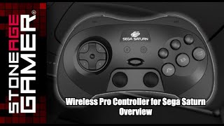 Wireless Pro Controller for Sega Saturn Overview