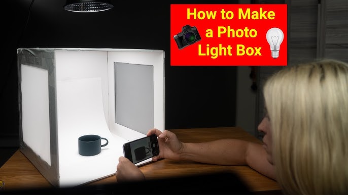 DIY Light Box for Photography - Craftfoxes