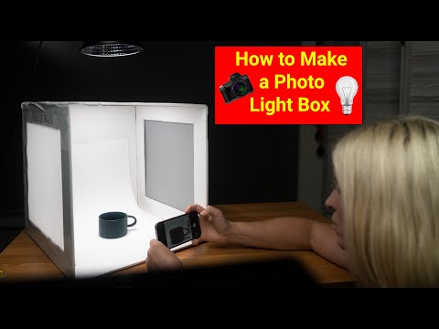 Video: DIY lightbox er ægte! Sådan laver du en lysboks med dine egne hænder