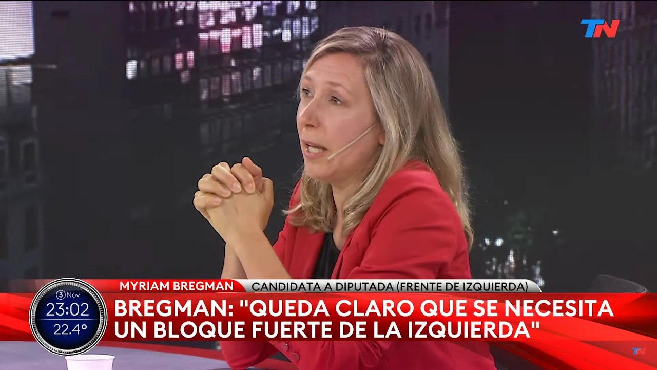Myriam Bregman "Se necesita un bloque fuerte de la izquierda en el ...