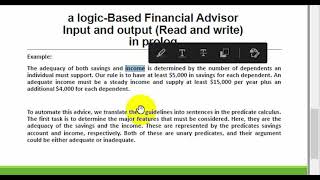 الذكاء الصناعي - (Lecture 16 in AI- (a logic-Based Financial-2 Advisor)-المرحلة الرابعة