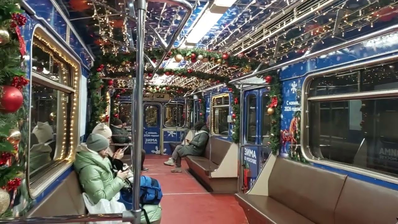 С Новым Годом! Поездка на Новогоднем Номерном от Ховрино до Театральной // 1 января 2026 года