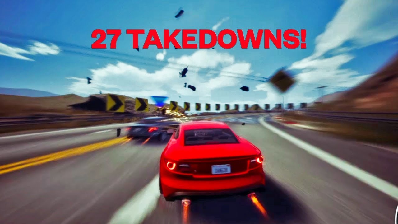 Dangerous Driving 27 Takedowns | Road Rage Coupe Class | PS4 No Commentary