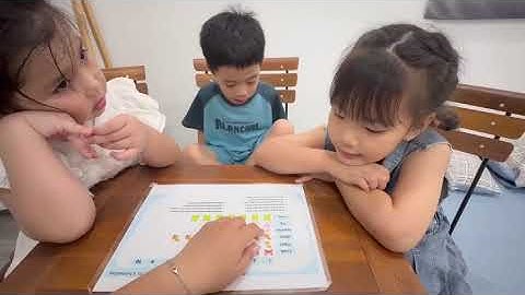 Tiếng Anh Giao Tiếp Phan Thiết: Elsa, Milton and Sophie practice talking about Tally Chart