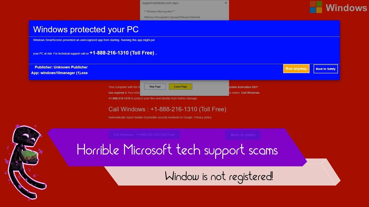 Horrible Microsoft Tech Support scammers