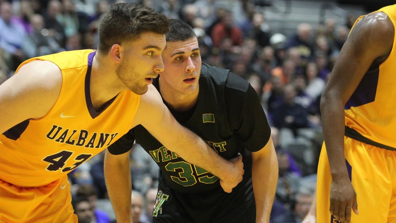 Men's Basketball Vermont at Albany (2/8/18) YouTube