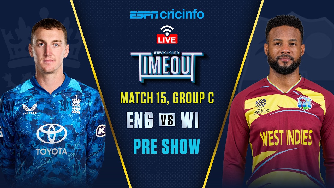 England vs West Indies LIVE pre-match show | T20 World Cup 2026