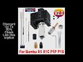 P1P Hotend Kit Upgrade For Bambulab p1s Hotend V2.0 Bi Metal Heatbreak X1 Carbon P1P Thermistor Bras