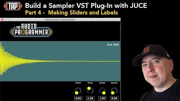 Build a Sampler VST Plug-in with JUCE Part 4 - Making Sliders and Labels