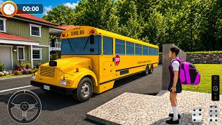 Virtual High School Simulator - School Bus Driving Game - Android Gameplay screenshot 3