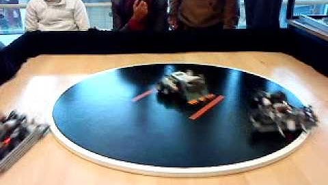 Robot NXT Sumo Battle at SFU Surrey Part53