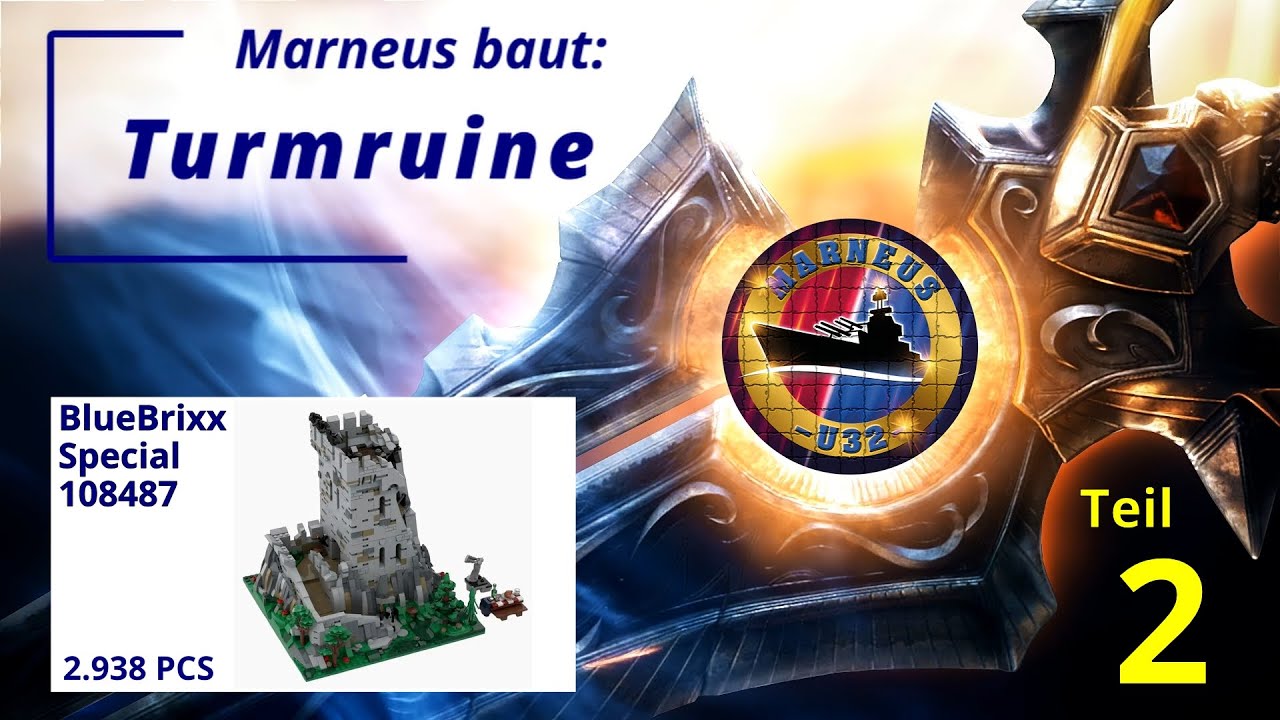Marneus baut - BlueBrixx 108487 - Turmruine - Folge 2