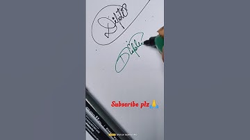 @Signature✍️DIPTI 💞💥😍🎉🌼 #youtubeshorts #cursive #handwriting #signature
