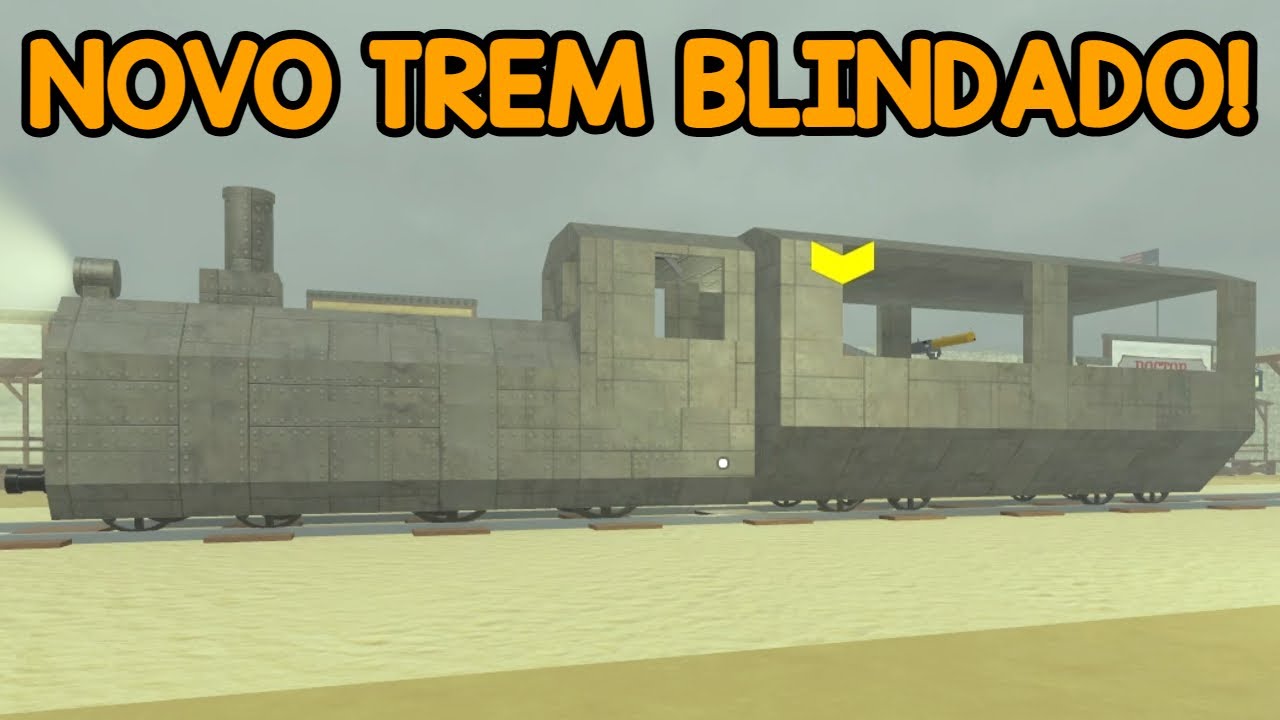 TESTEI O NOVO TREM BLINDADO NO DEAD RAILS! - YouTube