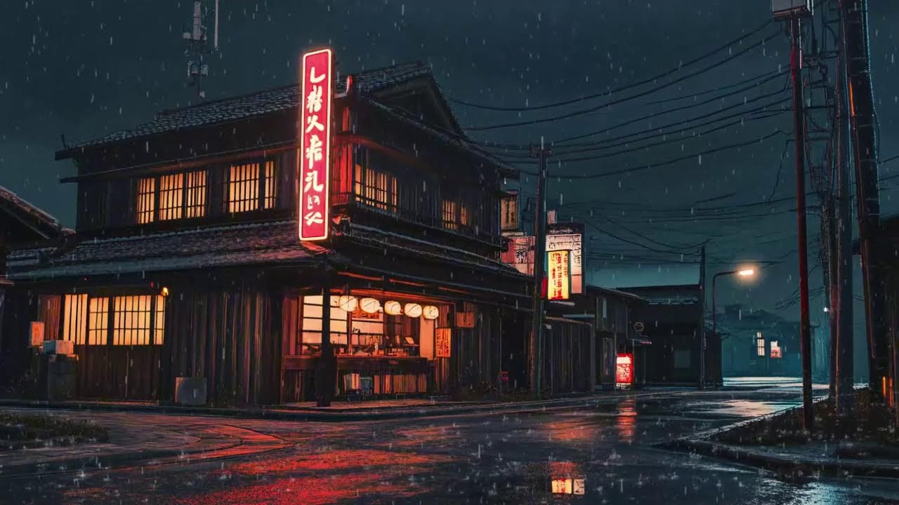 Dreamy Tokyo Rain 🌧️ Smooth Lofi Music for Deep Focus & Calm Nights