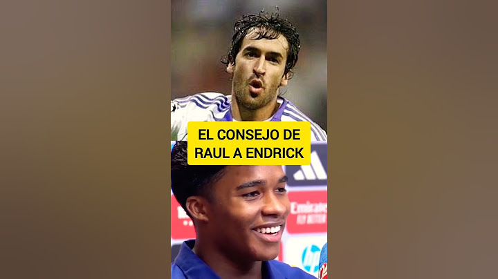 El CONSEJO de RAUL GONZÁLEZ a ENDRICK. #RealMadrid #futbol #CopaDelRey #endrick