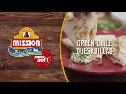 Green Chile Chicken Quesadillas Recipe - Mission Foods
