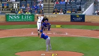 CHC@PIT: Joyce delivers a two-run shot off the bench