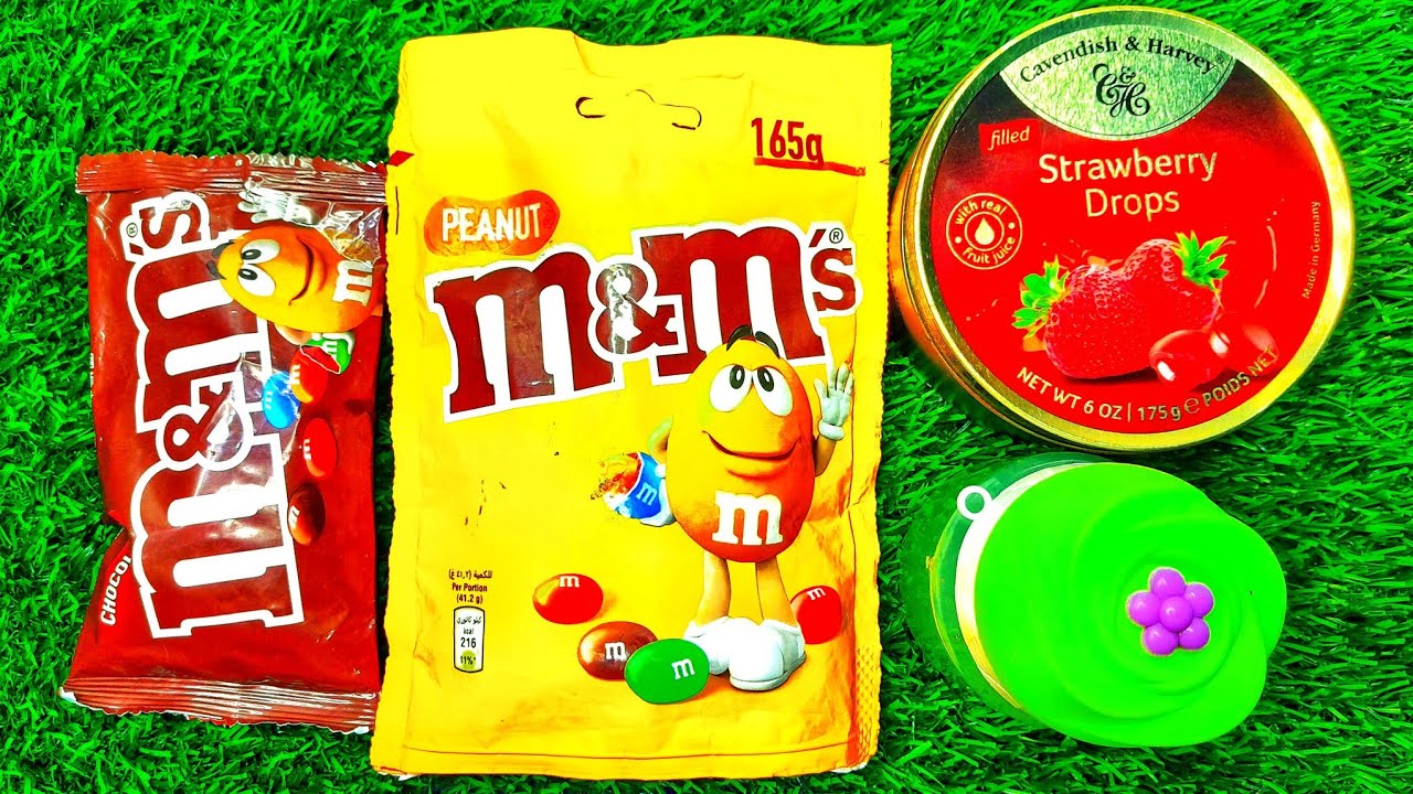 Satisfying video | Unpacking M&amp;M'S packet with yummy rainbow candy ASMR ...