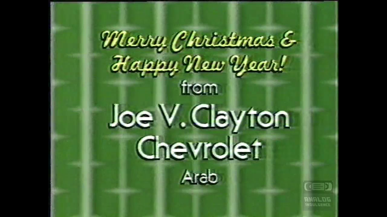 Joe V Clayton Chevrolet | Television Commercial | 1986 | Arab Alabama