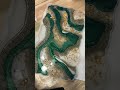 Dark ocean green and gold 😍 #epoxyresinart #resin #resincrafts #resinart #epoxyresin #resinartist
