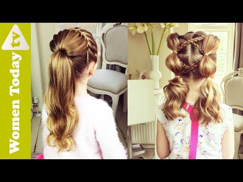 Video ???? Các Kiểu Tết Tóc Đẹp Mẹ Làm Điệu Cho Bé Gái | Làm... - youtube