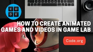 How to create animated games and videos in Game Lab | Code.org screenshot 5