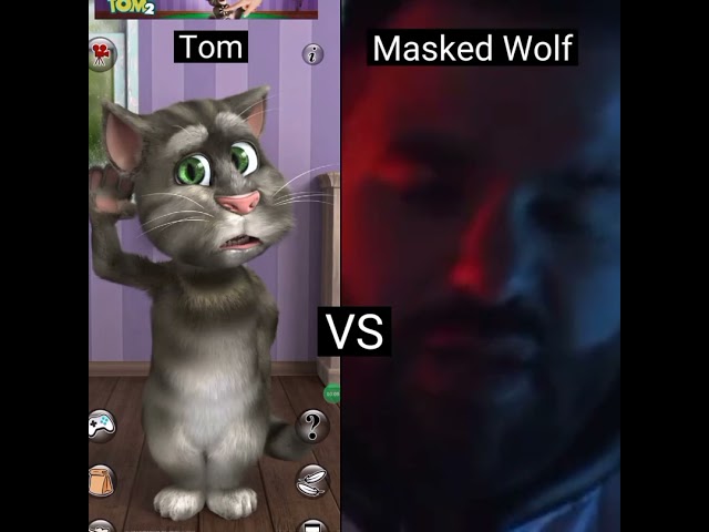 Who is best ? (Masked Wolf VS talkingtom) (astronaut in the ocean song) #shorts  (tomthesinger) class=