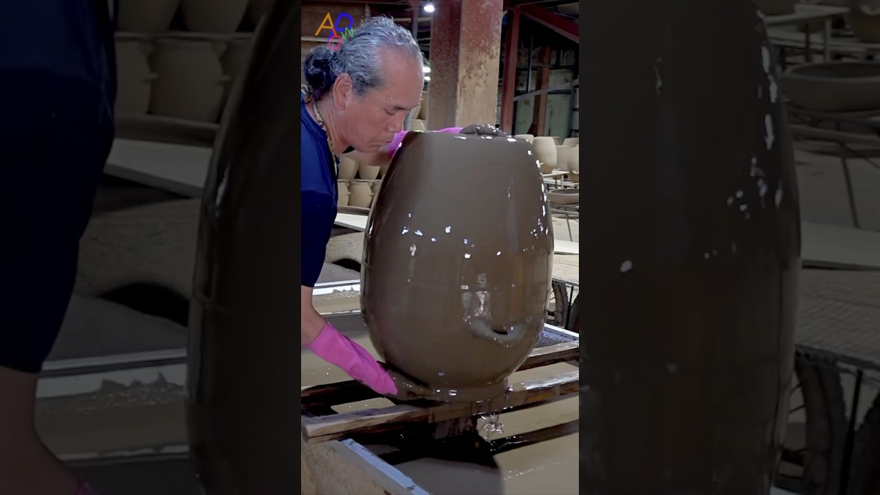 Корейская фабрика массового производства традиционной керамики 