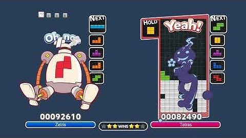 [Puyo Puyo Tetris AI] Zetris vs Tetras (35) - AI vs AI