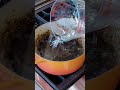 How to clean a Dutch oven with a burned on mess #shorts