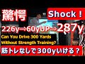 【飛距離アップ】濱部教授のマッスルボーンゴルフ(トリプルターボ打法)目指せ300y