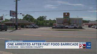 Woman charged after barricading herself in Madison restaurant