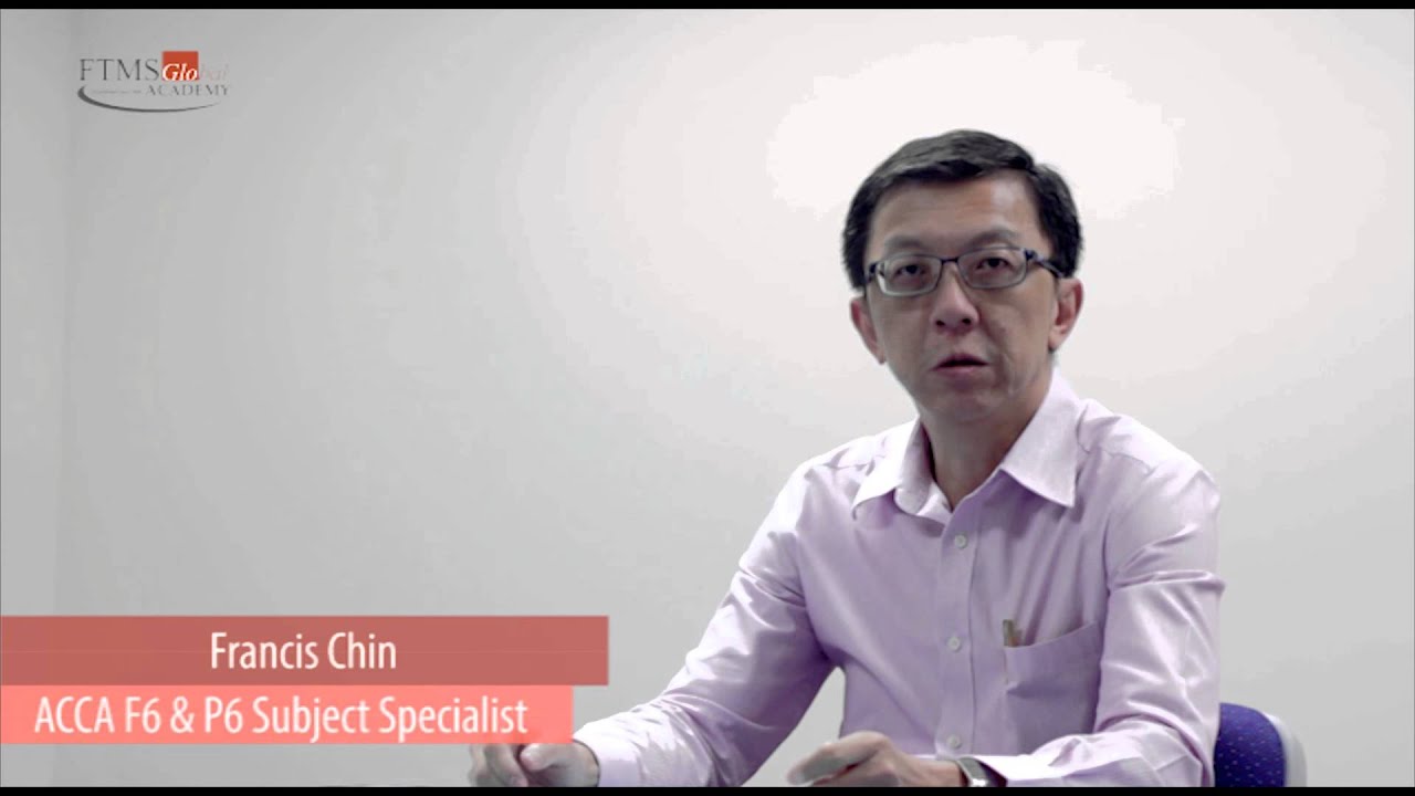 FTMSGlobal ACCA F6 & P6 Intensive Revision Course (IRC) May 2015 Intake