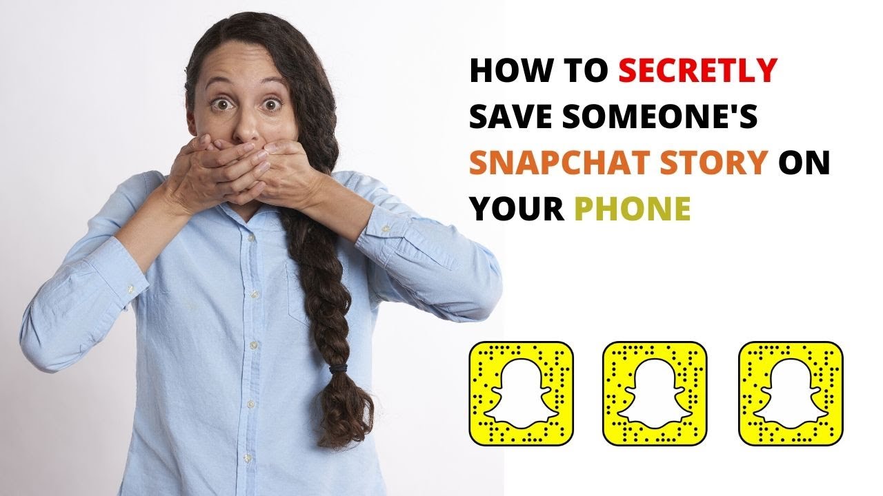 How to Save Snapchat Videos + Pictures Without Them Knowing - YouTube