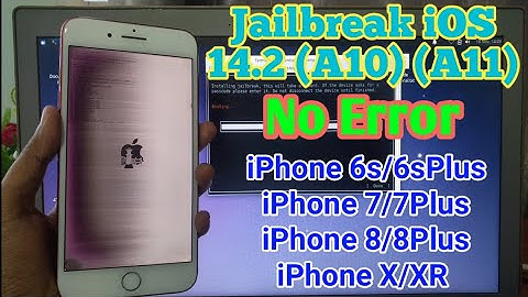 Checkra1n Jailbreak iPhone 7/7+/8/8+iPhone X/XR iOS 14.2 No Error No minaUSB No Dainostic Mod Work💯