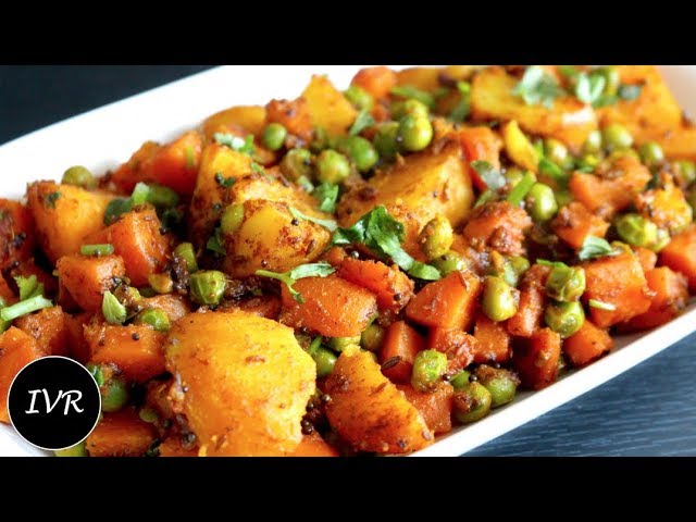 Aloo Gajar Matar Sabzi | Gajar Aloo Ki Sabzi |Potato Carrot & Peas | Matar Aloo Sabzi | Sabzi Recipe | Indian Vegetarian Recipes