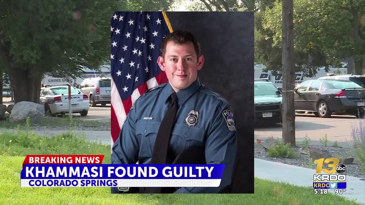 Man found guilty of shooting Colorado Springs Police officer in head