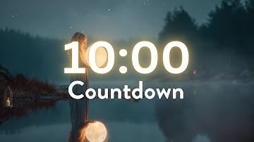 BEETHOVEN MOONLIGHT SONATA | 10-Minute Relaxation Timer | Serene Lagoon Fantasy Animation