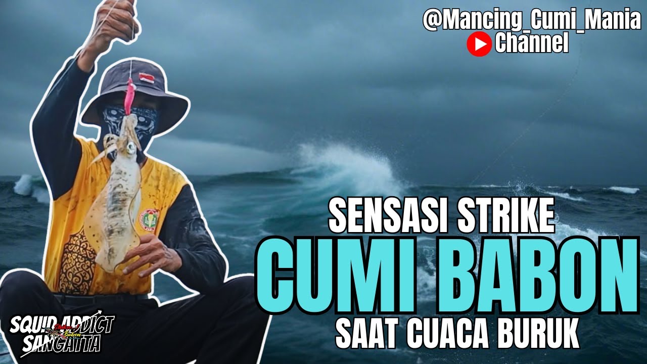 CUMI BABON GANAS !! SENSASI STRIKE  SAAT CUACA BURUK 🔥🔥